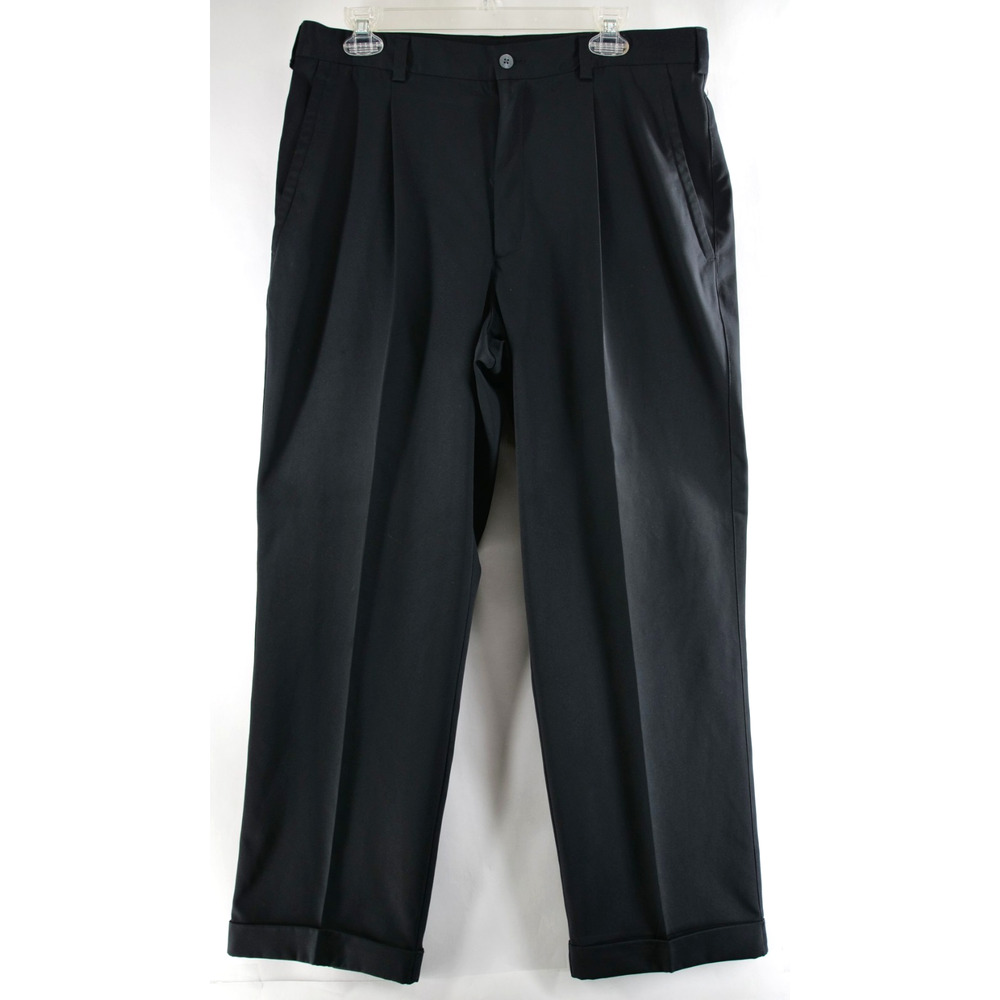 Nike Golf Fit Dry Men's Size 35x30 Black Pleated